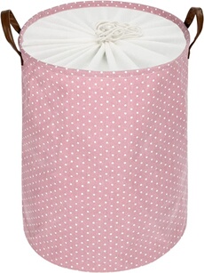Panier de Rangement Pliable Rose 38x51 cm