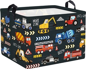 Panier à linge enfant Motif Camion Fire 36 L