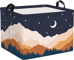 Panier Rectangulaire Bohème Lune 36L