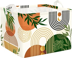 Panier Rectangulaire Bohème Porte Cintrée 36L