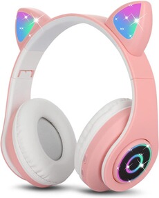 Casque audio vendos85 Aq0789 - Casque Sans fil. Bluetooth 5 autonomie 12 h - Rose