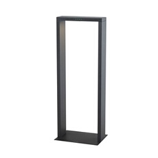 Borne solaire noire en aluminium AXIS MAXI H65cm