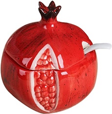 Bouteille D'assaisonnement Céramique Forme De Fruit