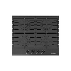 SCTGOG6040N - Table gaz verre Noir