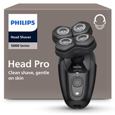 Philips Head Shaver Pro 5000 Series Rasoir pour la tête pour hommes et femmes tête flexible à 360° et lames ComfortCut pour un rasage efficace tout en douceur pour la peau modèle HS598015 - vue 8