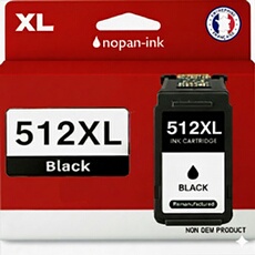 Cartouche compatible pour Canon PG512 Noir