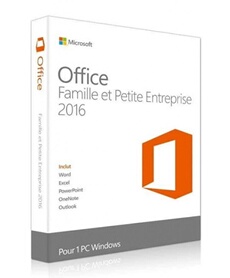 Office 2016 Famille et Petite Entreprise (Home & Business) - Clé licence à télécharger
