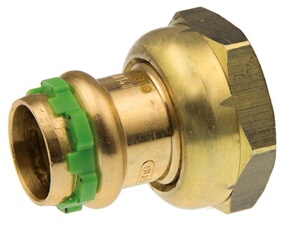 Raccord écrou sudopress en cuivre tournant à sertir taraudé 12XG1/2 - IPS - 6671269