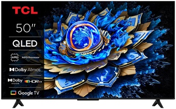 Téléviseur 50T69C QLED 4K Ultra HD 50 pouces Smart TV Google TV