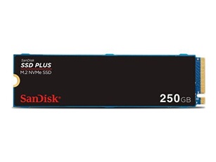 SSD PLUS - SSD - 250 Go - interne - M.2 2280 - PCIe 3.0 (NVMe)