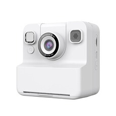 Appareil photo instantané Bigben Appareil Photo Numérique Instantané Impression Thermique 12MP 1080P Full HD Blanc