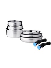 Set De Casseroles INOX Arthur Martin Induction - AM47303 | Algérie Set De Casseroles INOX Arthur Martin Induction - AM47303 | Algérie