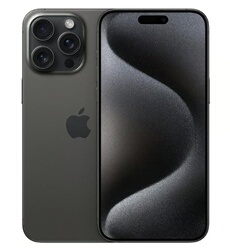 iPhone 15 Pro Max 6,7" 512 Go Titane noir Reconditionné avec batterie neuve
