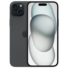 iPhone 15 Plus 6,7" 256 Go noir Reconditionné avec Batterie neuve