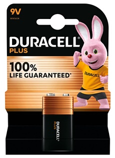 Pile Alcaline Duracell Plus 9V 6LR61 – Haute Capacité, Longue Durée - vue 3