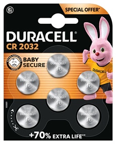 Piles Duracell 2032 X6 OS – Lot de 6 Piles Lithium 3 Volts - vue 2