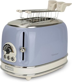 Grille-pain Bleu Vintage 2 Fentes 810W