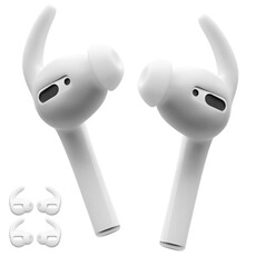 Accessoires audio GENERIQUE 6 x Écouteurs en Silicone Embouts d'oreilles Crochets pour Apple AirPods (1st Gen) Casque Écouteurs
