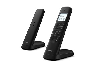 Téléphone Fixe sans Fil DECT PHILIPS M4702B12 2 Écran 4 6 cm Mains libres Autonomie 14h - vue 7