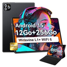 Tablette tactile Vanwin Tablette Tactile 10,1'' Android 13 Dual SIM 4G LTE+5G WiFi 12Go RAM+256Go ROM/1 To TF 1920x1200 IPS 7560mAh Batterie OTG Bluetooth5.0