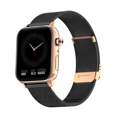 Montre connectée Maxcom Montre Connectée FW64 Modèle Oxygen 2 AMOLED avec Suivi Bien-Être Noir