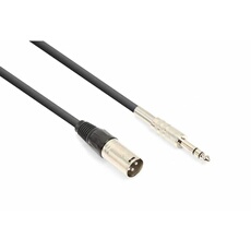 Câble Audio Cordon XLR Mâle/Jack 6,35 Stéréo - 3m