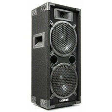 MAX MAX28 - Enceinte disco, puissance de 800 Watts, 2x 8 pouces, idéale pour les soirées disco, les karaokés, les fêtes