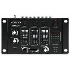 STM-2211B - Table de Mixage 4 Canaux, 3 Canaux Mono/Stéréo Commutables