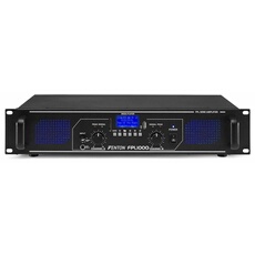 FPL1000 amplificateur numérique - Bluetooth lecteur média USB SD - 2 x 500 watts - noir