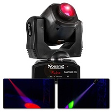 BeamZ Panther 70 - Lyre Spot LED 70W, Mode DMX, Roue de 7x Gobos, 7 Couleurs