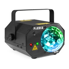 MAX DJ10 Jeu de Lumière - Jelly Moon 3x LED RVB avec Laser