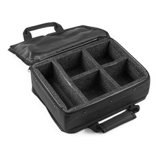 AC-470 Valise souple pour BBP90 - Noir, transport jeux de lumière, 4 emplacements