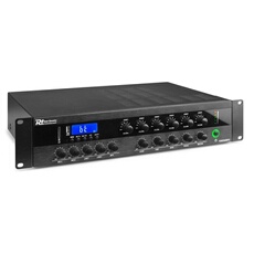 PDW360MP3 Amplificateur 100V 6 zones avec Bluetooth - 360 Watts, lecteur MP3 (USB et SD)