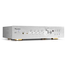 AD220A Amplificateur Hi-Fi Bluetooth 2.1 - Alu, 400 Watts, 4 Ohms, 2 sorties enceintes, 1 sortie Sub