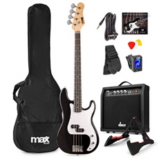 Max Gigkit Basse Electrique, Kit Complet Ampli 40 Watts - Noir