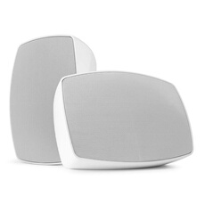 BHW60WH Paire d'enceintes Murales Etanche 60 Watts RMS - Blanc, 100V, 70V, 8 Ohms, IPX5, 6,5''
