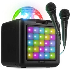 Acheter KAR15B Enceinte Karaoké Enfant Bluetooth sur Batterie avec 2 Micros - Noir, Boule Disco & Façade LED Très bon état - 44,90 € KAR15B Enceinte Karaoké Enfant Bluetooth sur Batterie avec 2 Micros - Noir, Boule Disco & Façade LED Très bon état - N/A reconditionné disponible sur Darty