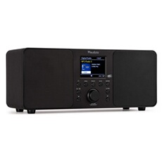 Audizio Genua Radio DAB+ Bluetooth 5.0 - Noire, Ecran Couleur 2,8 avec Télécommande