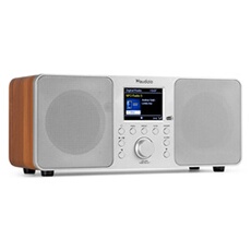 Audizio Genua Radio DAB+ Bluetooth 5.0 - Grise, Ecran Couleur 2,8 avec Télécommande