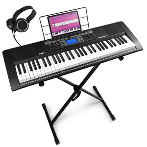 Synthétiseur Tronios Max KD49P - Clavier Électronique 49 Touches pour Enfant avec Batterie & Micro - Rose Synthétiseur Tronios Max KD49P - Clavier Électronique 49 Touches pour Enfant avec Batterie & Micro - Rose