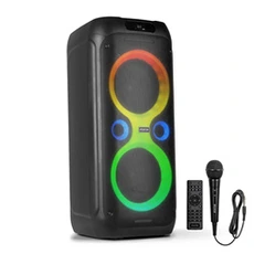 Enceinte Sono DJ Fenton Core160 Enceinte Bluetooth Lumineuse - 240 Watts, Batterie Longue Autonomie 12H, Facile à Transporter