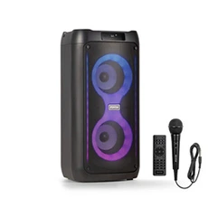 Enceinte Sono DJ Fenton Core80 Enceinte Bluetooth Lumineuse - 80 Watts, Batterie Longue Autonomie 12H, Facile à Transporter