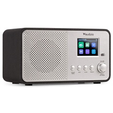 Audizio Avio - Radio DAB+, FM avec Bluetooth 5.0 - Aluminium, Ecran 2,4 Pouces