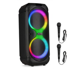Enceinte Sono DJ Fenton Track510 Enceinte Portable Bluetooth Lumineuse - 160 Watts, Batterie Longue Autonomie 6H, Facile à Transporter