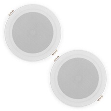 MSLP50 Paire d'Enceintes Etanches Passives pour Salle de Bain 5 pouces - 80 Watts, 8 Ohms