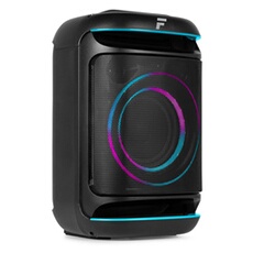 Track165 Enceinte Portable Bluetooth Lumineuse, 120W, Batterie Longue Autonomie 10H, Facile à Transporter, Enceinte Karaoké