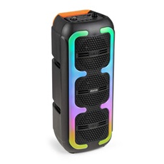Track310 Enceinte Portable Bluetooth Lumineuse, 120W, Batterie Longue Autonomie 8H, Facile à Transporter, Enceinte Karaoké