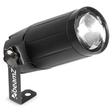 BeamZ PS6WB - Projecteur Spot de Boule à Facettes - Blanc