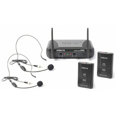 Acheter SkyTec STWM712H - Système sans fil VHF 2 canaux avec serre-tête, 2 casques 2 émetteurs et un récepteur, portée jusqu'à 50 mètres Très bon état - 68,95 € SkyTec STWM712H - Système sans fil VHF 2 canaux avec serre-tête, 2 casques 2 émetteurs et un récepteur, portée jusqu'à 50 mètres Très bon état - Vonyx reconditionné disponible sur Darty