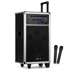 ST100 MK2 Système Sono Portable 8 Bluetooth/CD/MP3, Enceinte Active 8